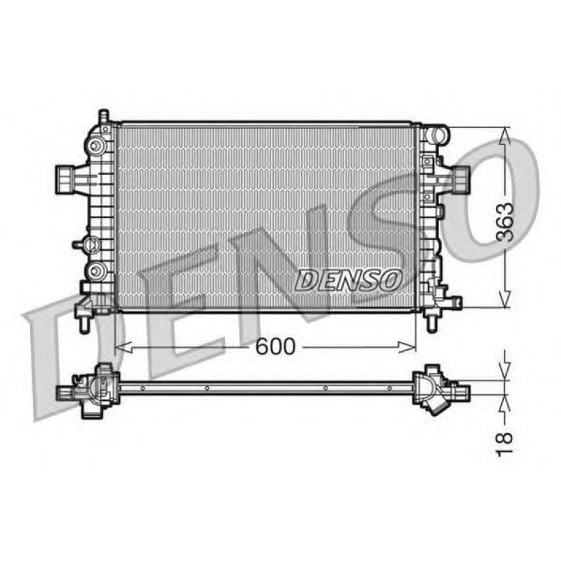 DRM20101  DENSO - Радіатор охолодження