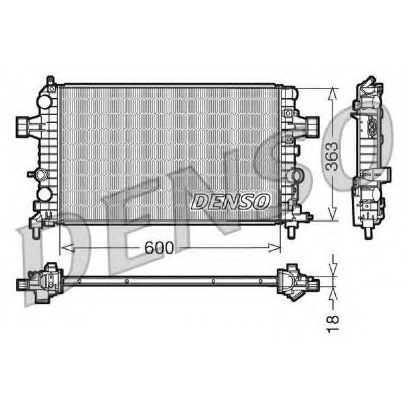 DRM20103  DENSO - Радіатор охолодження