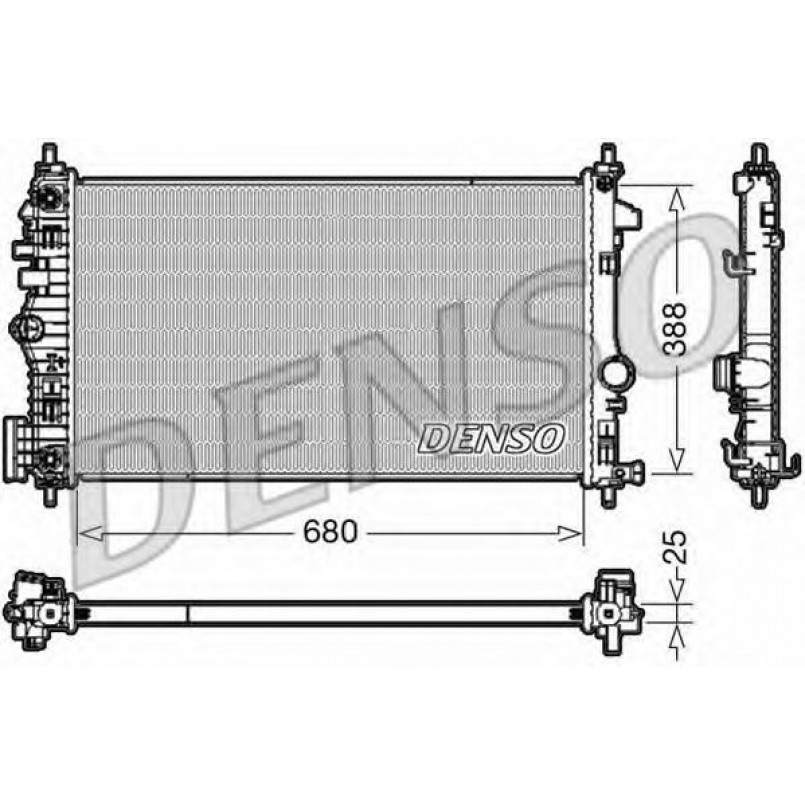 DRM20108  DENSO - Радіатор охолодження