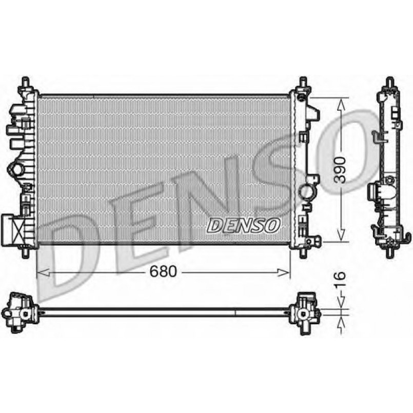 DRM20110  DENSO - Радіатор охолодження