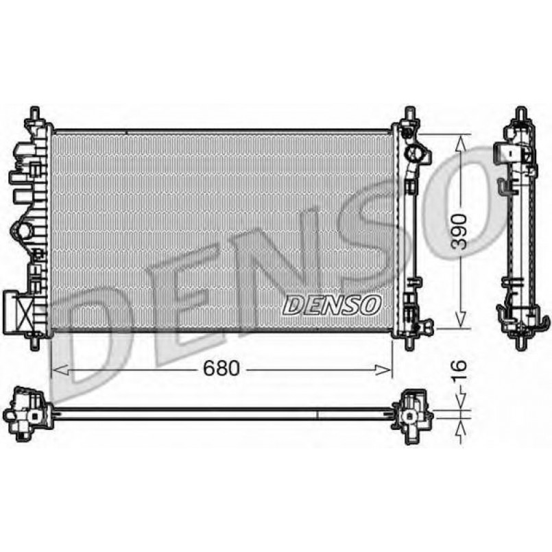 DRM20111  DENSO - Радіатор охолодження