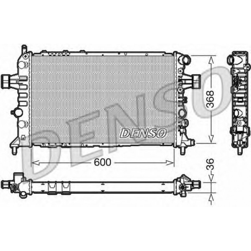 DRM20112  DENSO - Радіатор охолодження