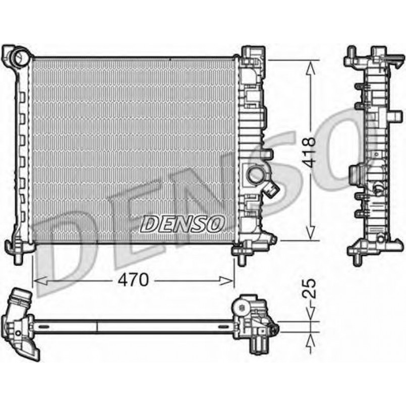 DRM20114  DENSO - Радіатор охолодження