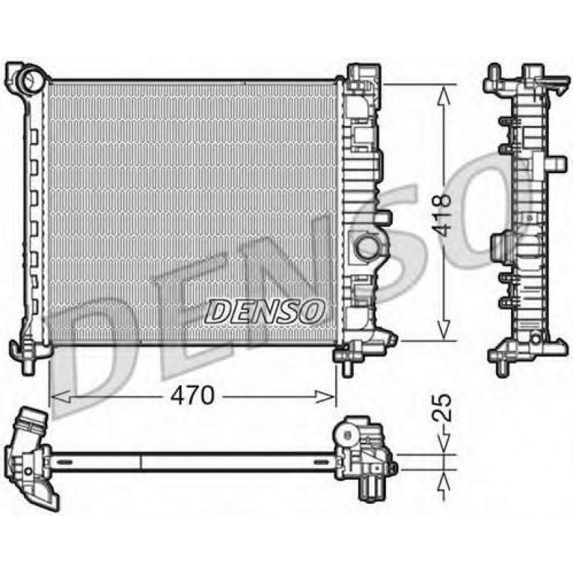 DRM20115  DENSO - Радіатор охолодження