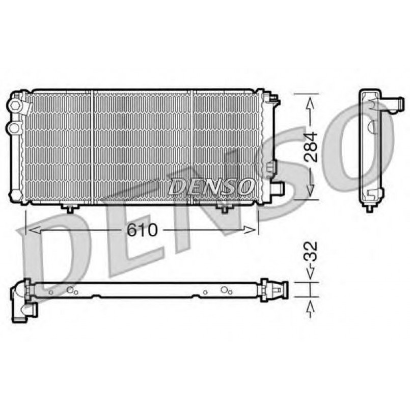DRM21010  DENSO - Радіатор охолодження