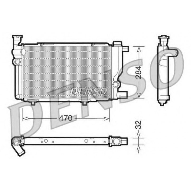DRM21013  DENSO - Радіатор охолодження
