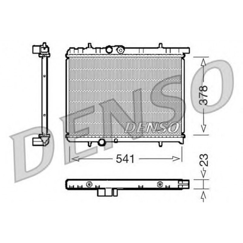 DRM21031  DENSO - Радіатор охолодження