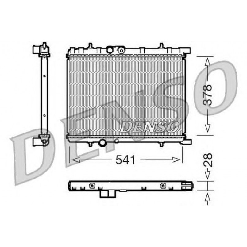 DRM21032  DENSO - Радіатор охолодження