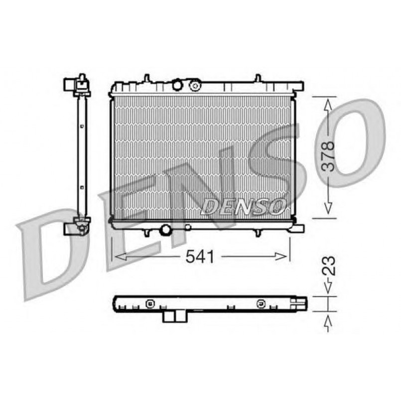 DRM21033  DENSO - Радіатор охолодження