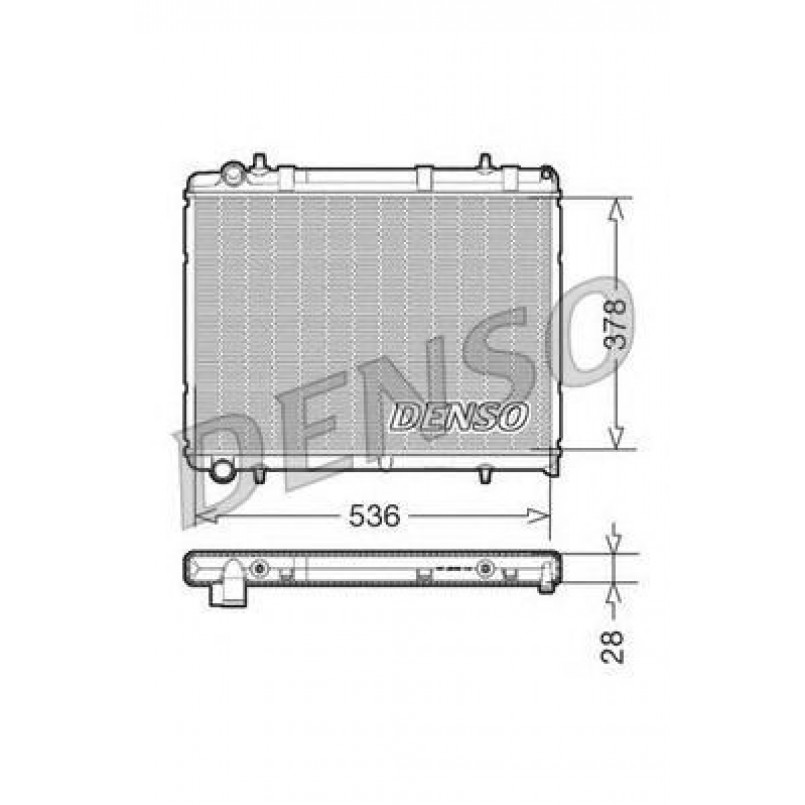 DRM21035  DENSO - Радіатор охолодження