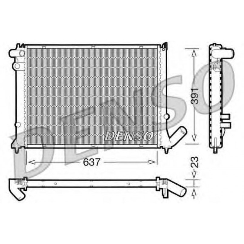 DRM21050  DENSO - Радіатор охолодження