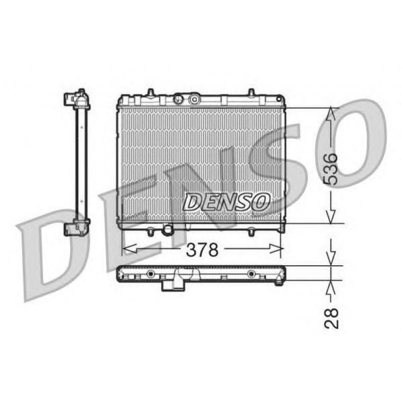 DRM21056  DENSO - Радіатор охолодження