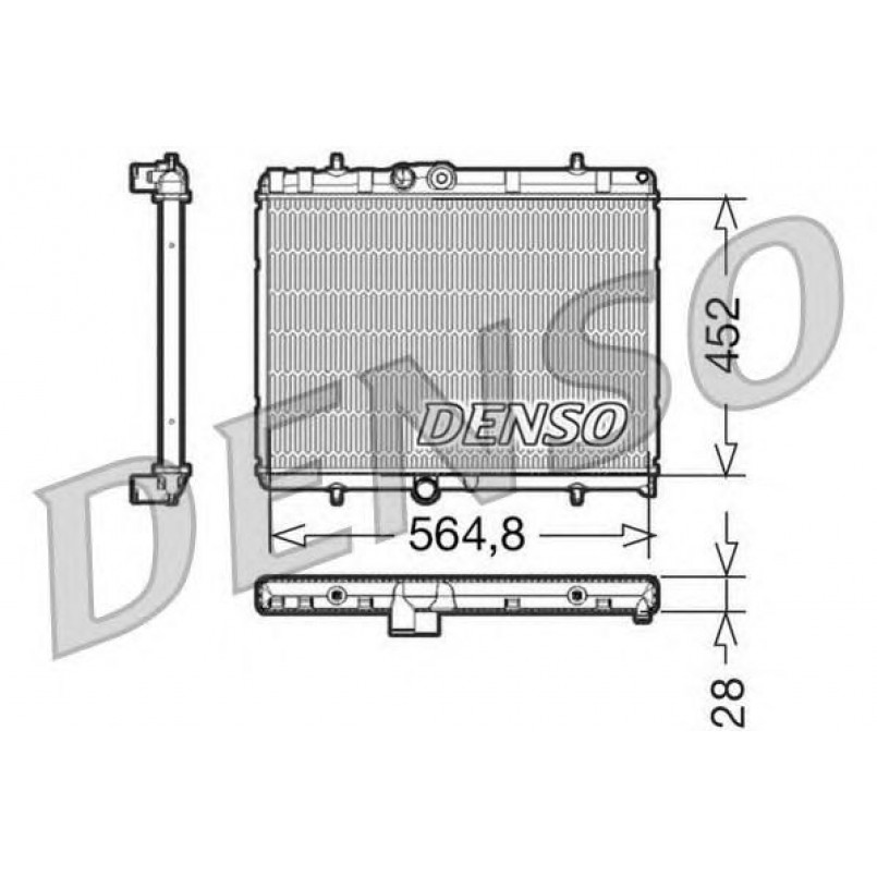 DRM21057  DENSO - Радіатор охолодження
