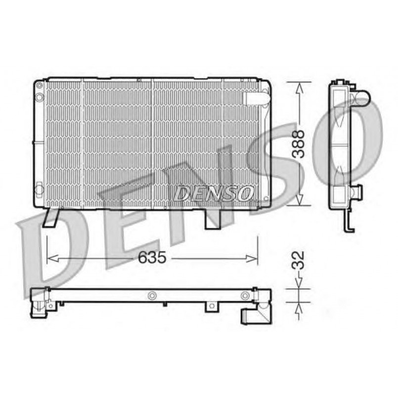 DRM21072  DENSO - Радіатор охолодження