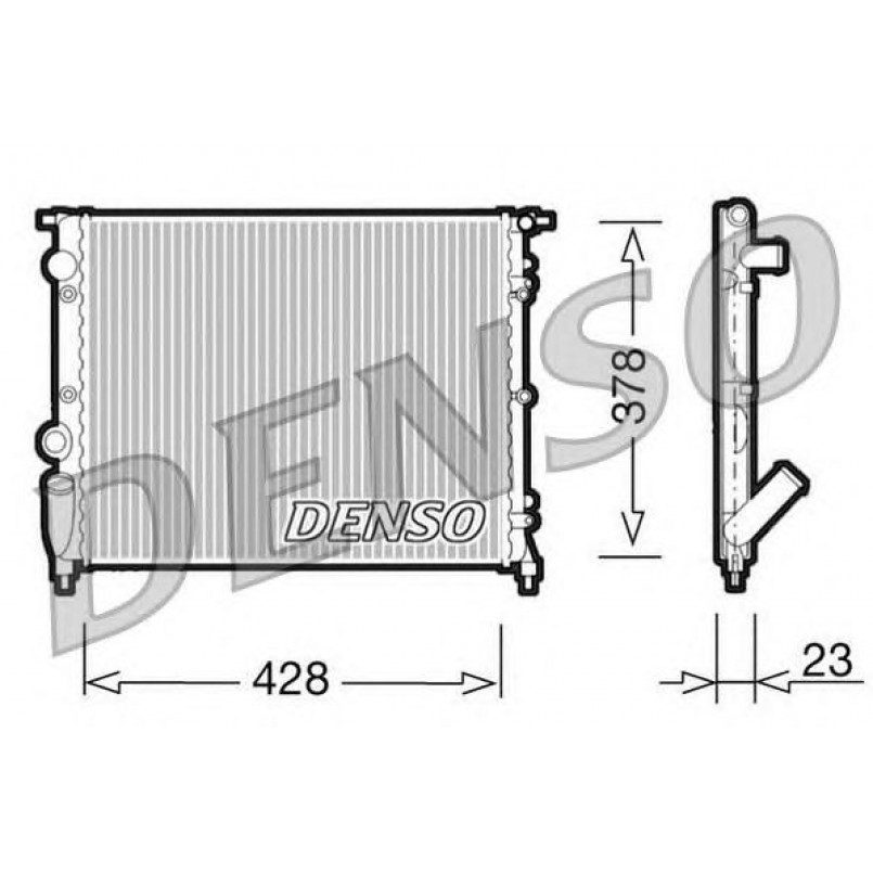 DRM23001  DENSO - Радіатор охолодження