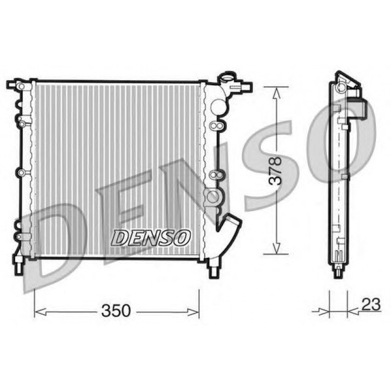 DRM23003  DENSO - Радіатор охолодження