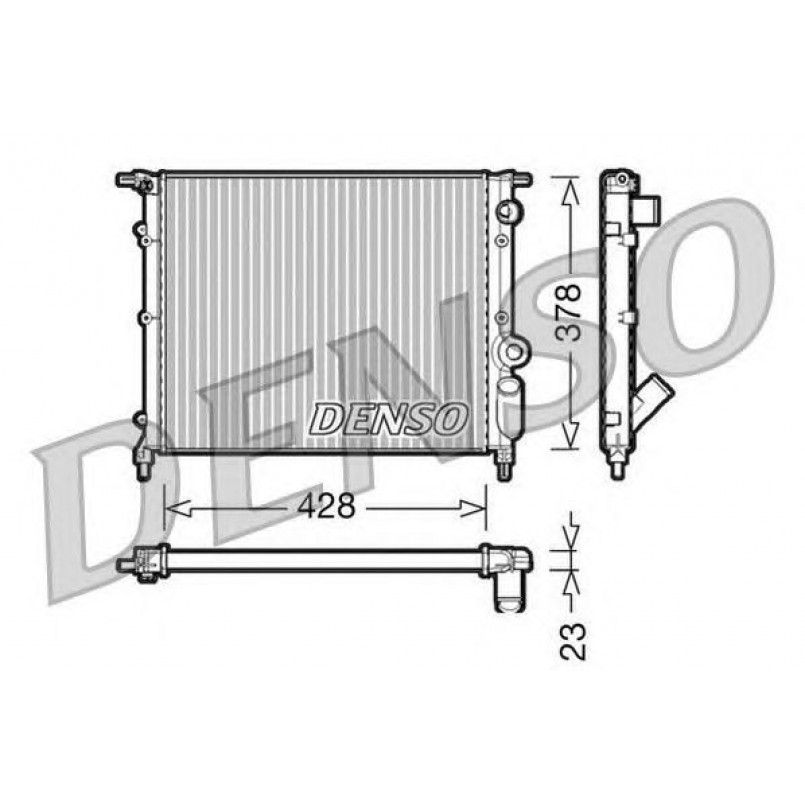 DRM23004  DENSO - Радіатор охолодження