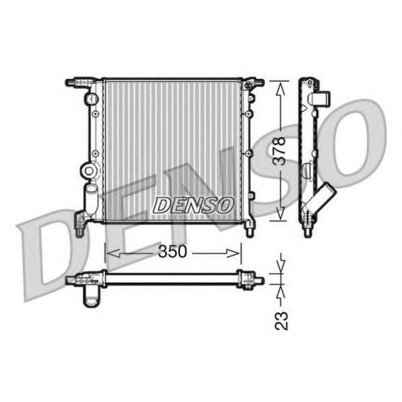 DRM23005  DENSO - Радіатор охолодження