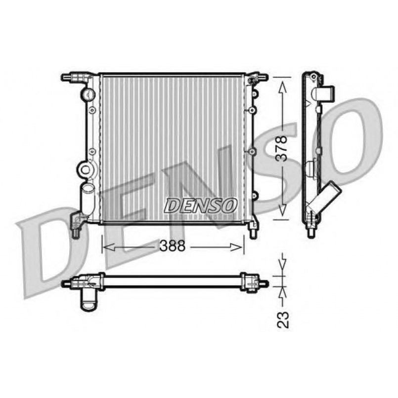 DRM23006  DENSO - Радіатор охолодження