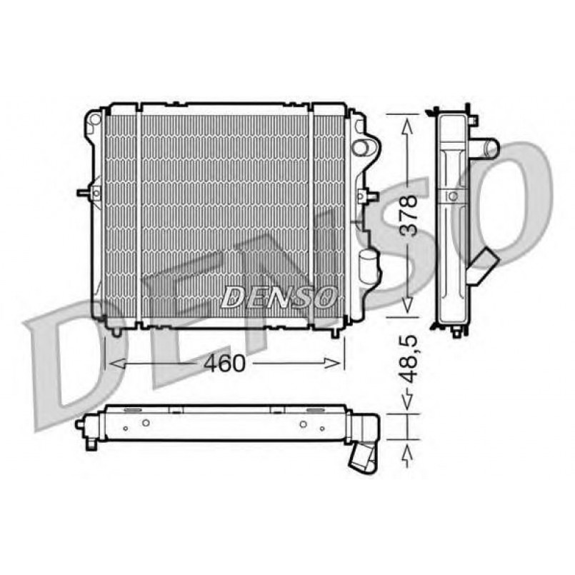 DRM23007  DENSO - Радіатор охолодження