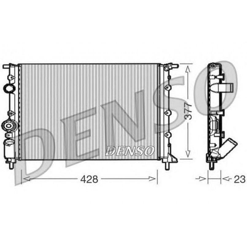 DRM23008  DENSO - Радіатор охолодження