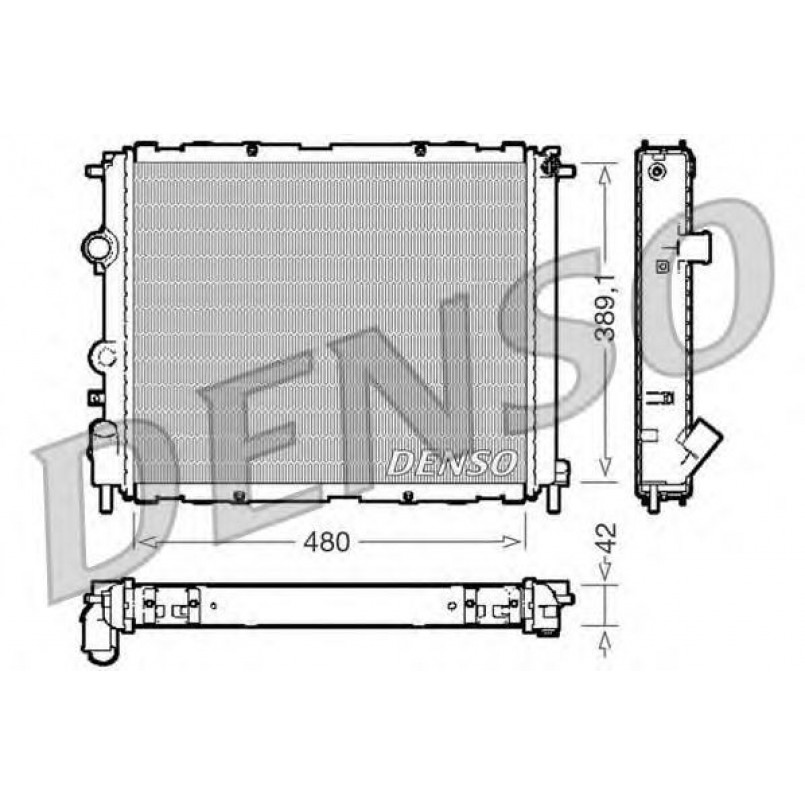 DRM23009  DENSO - Радіатор охолодження