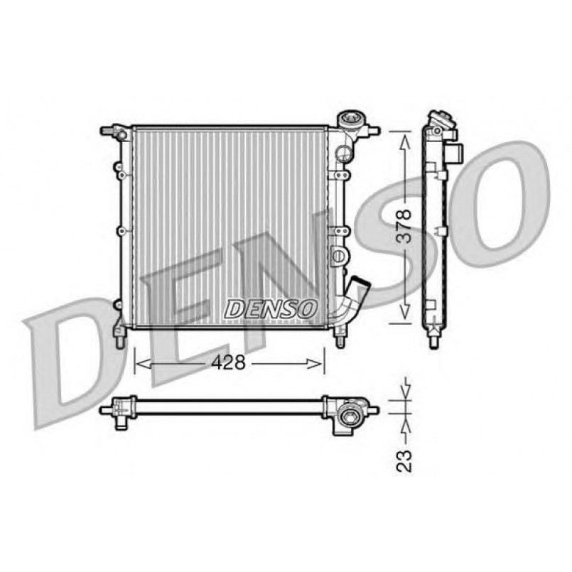 DRM23012  DENSO - Радіатор охолодження