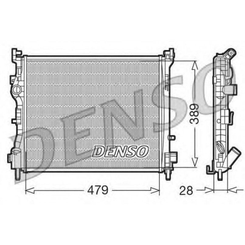 DRM23016  DENSO - Радіатор охолодження