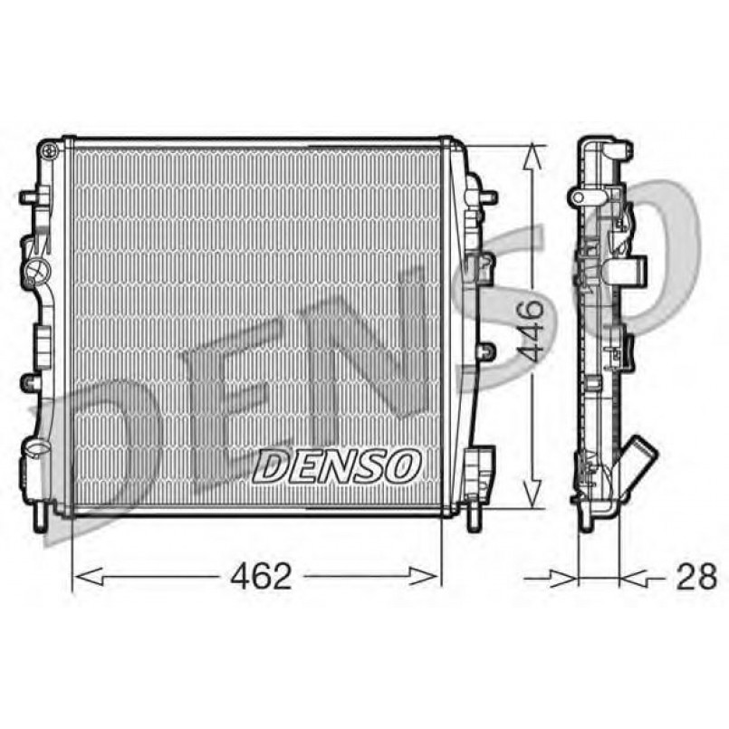 DRM23018  DENSO - Радіатор охолодження