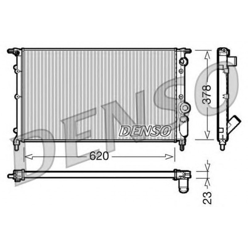 DRM23022  DENSO - Радіатор охолодження