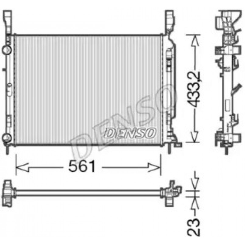 DRM23042  DENSO - Радіатор охолодження