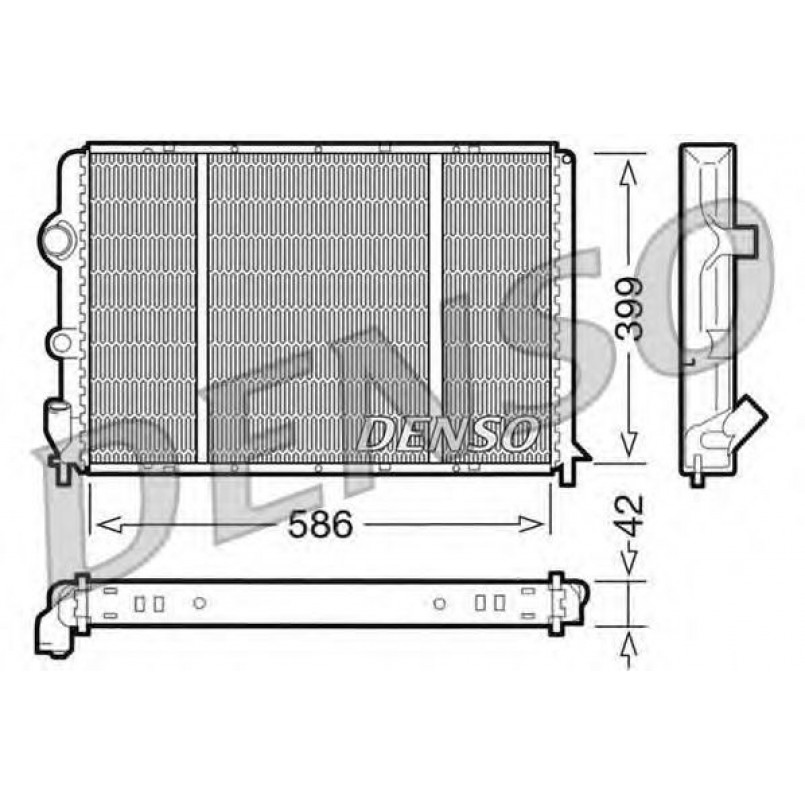 DRM23051  DENSO - Радіатор охолодження