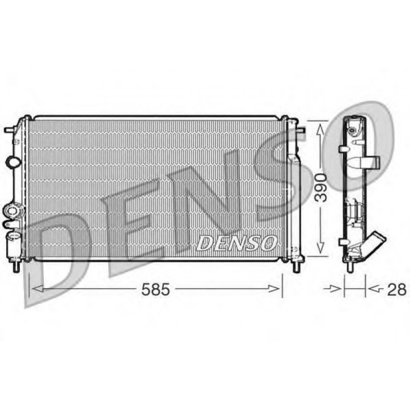 DRM23052  DENSO - Радіатор охолодження