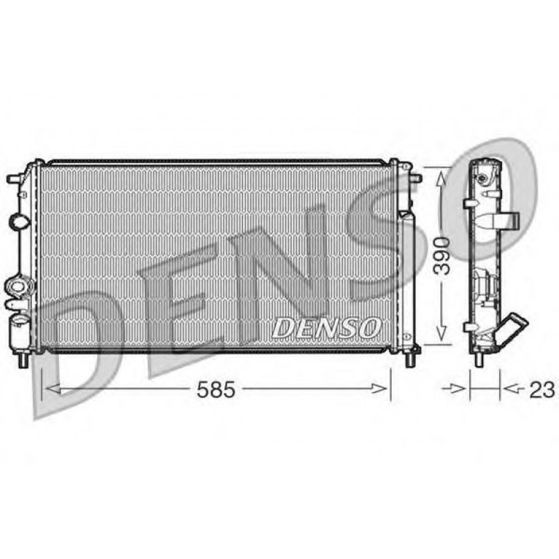 DRM23053  DENSO - Радіатор охолодження