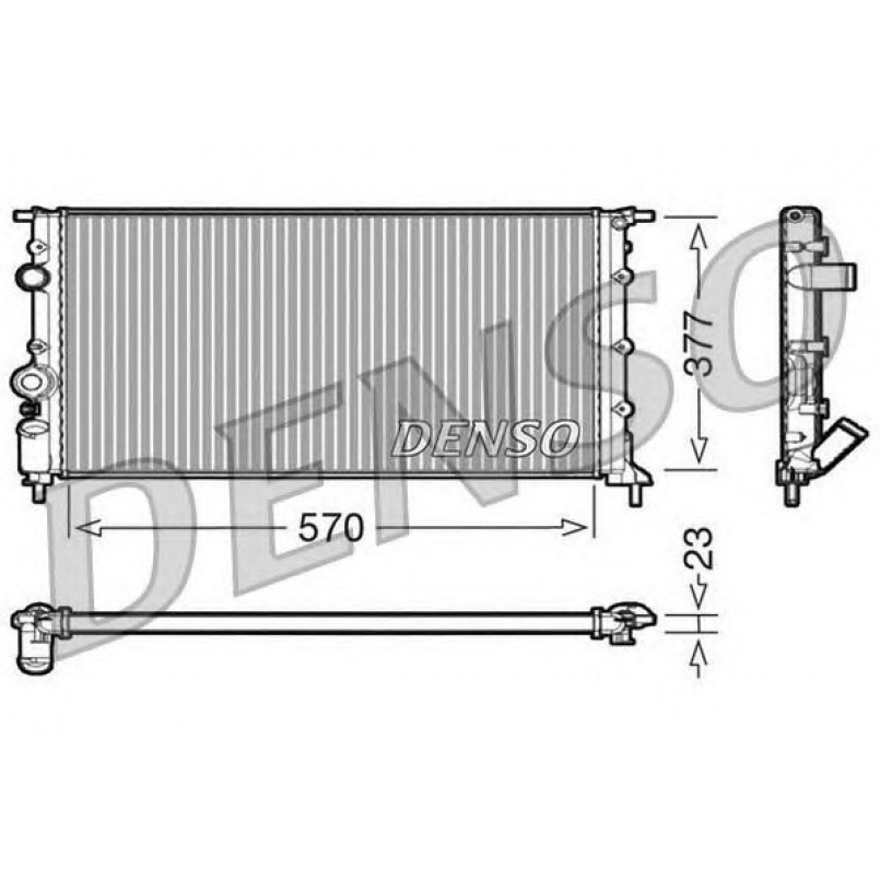 DRM23054  DENSO - Радіатор охолодження