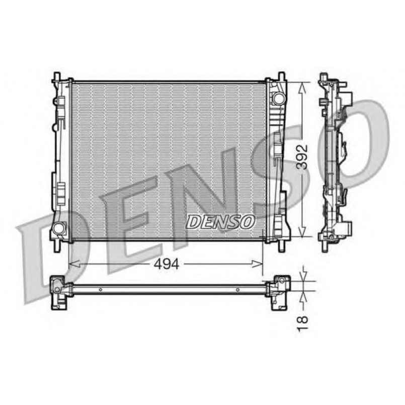 DRM23079  DENSO - Радіатор охолодження