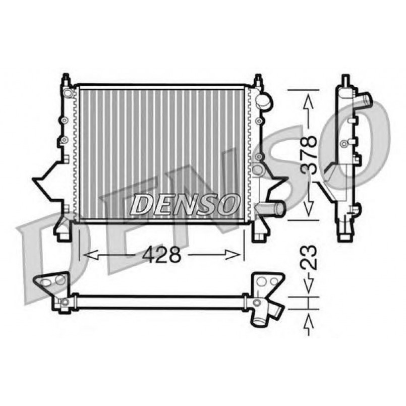 DRM23081  DENSO - Радіатор охолодження