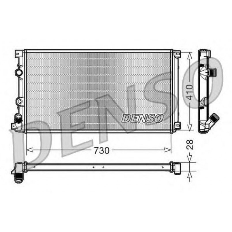 DRM23090  DENSO - Радіатор охолодження