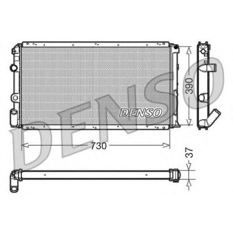 DRM23091  DENSO - Радіатор охолодження