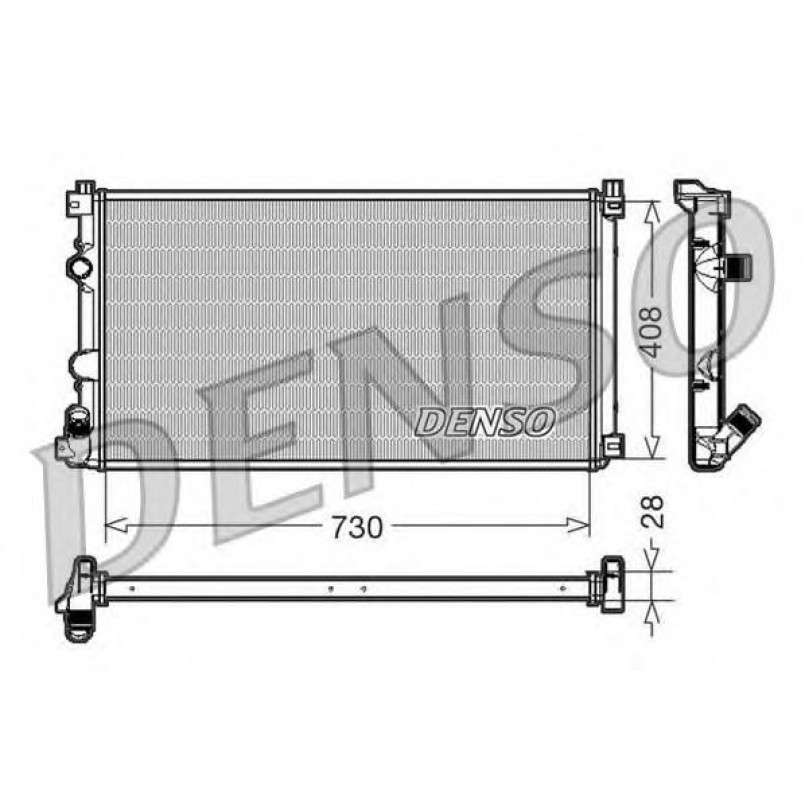 DRM23092  DENSO - Радіатор охолодження