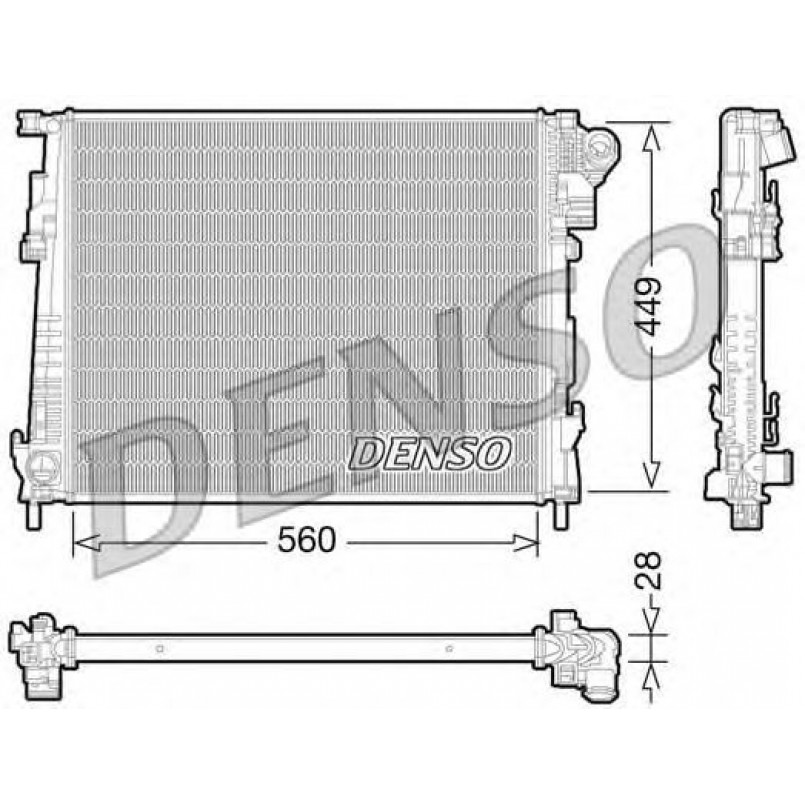 DRM23094  DENSO - Радіатор охолодження
