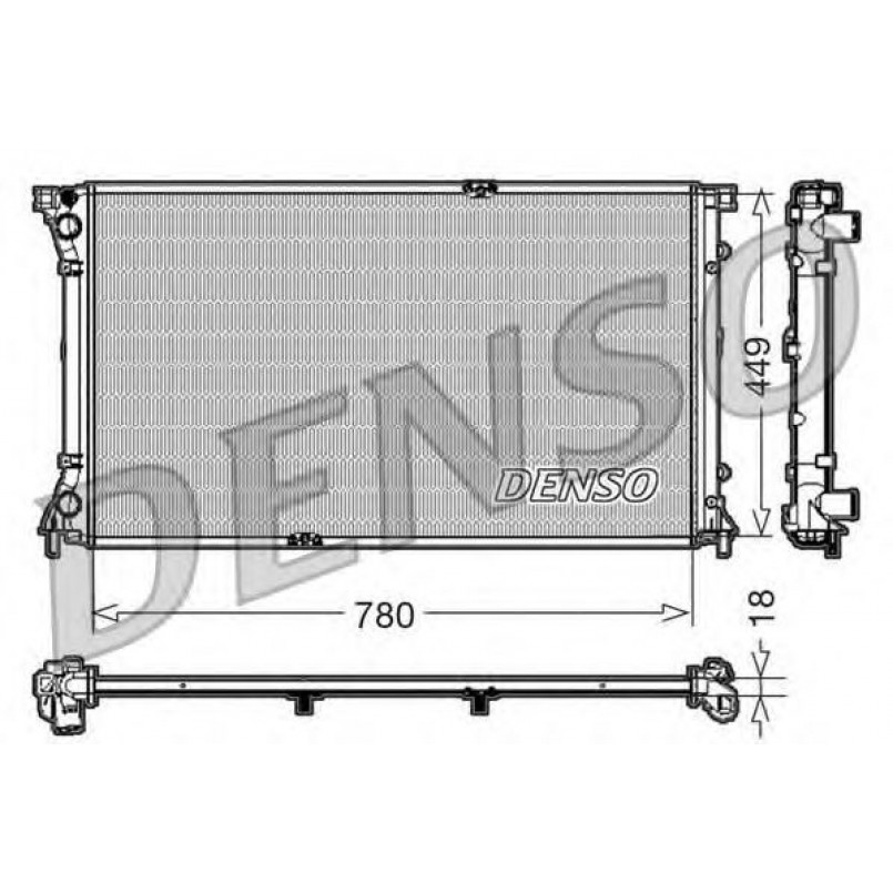 DRM23097  DENSO - Радіатор охолодження