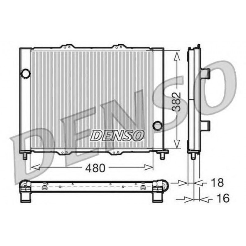 DRM23099  DENSO - Радіатор охолодження