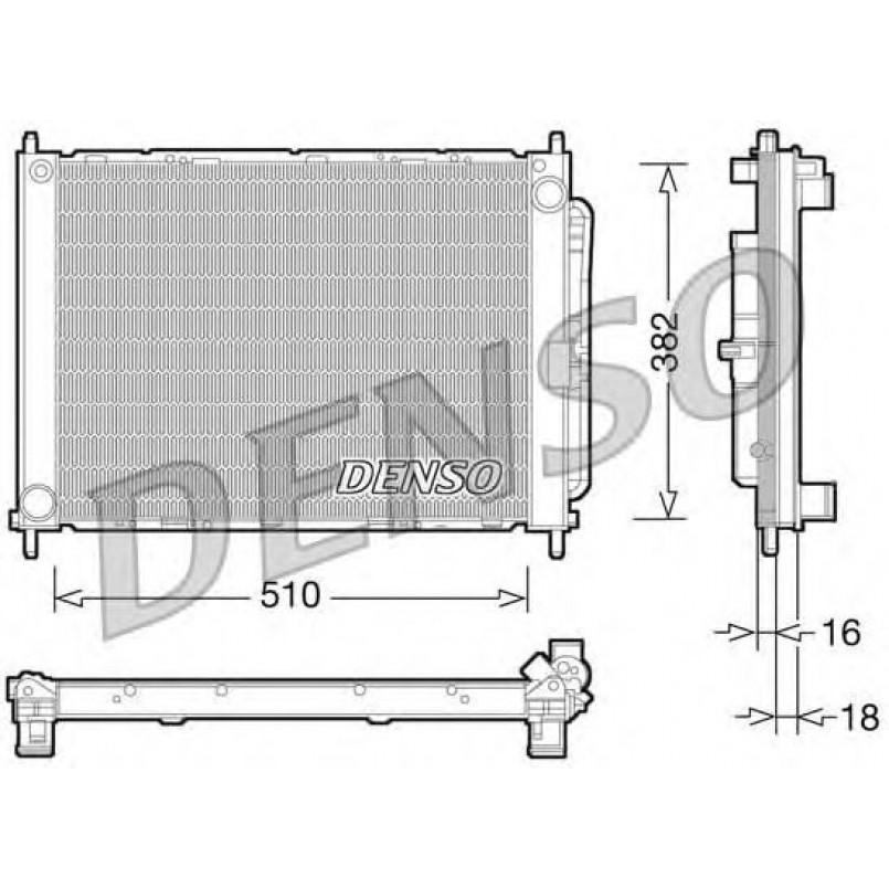 DRM23101  DENSO - Радіатор охолодження
