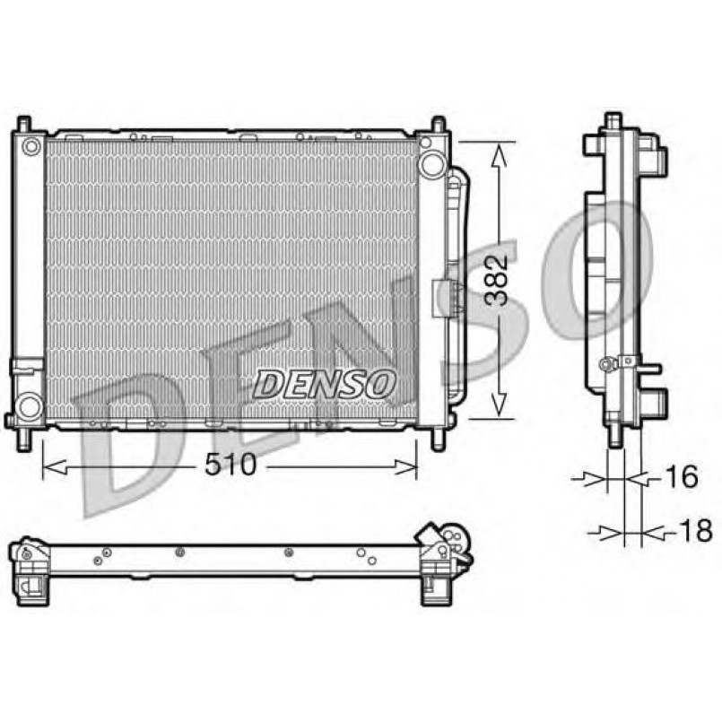 DRM23102  DENSO - Радіатор охолодження