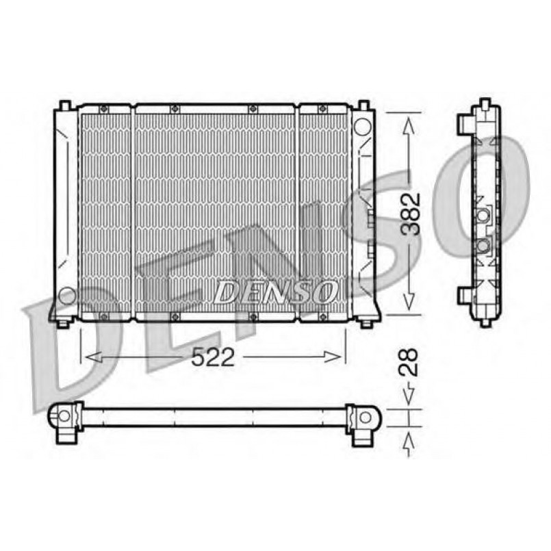 DRM24005  DENSO - Радіатор охолодження
