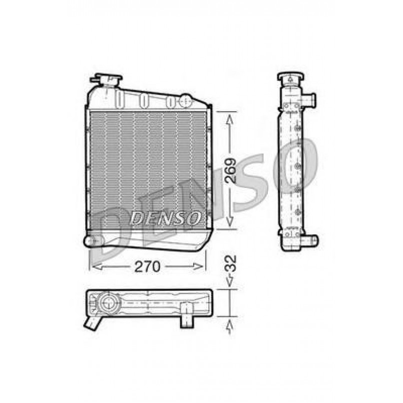 DRM24031  DENSO - Радіатор охолодження