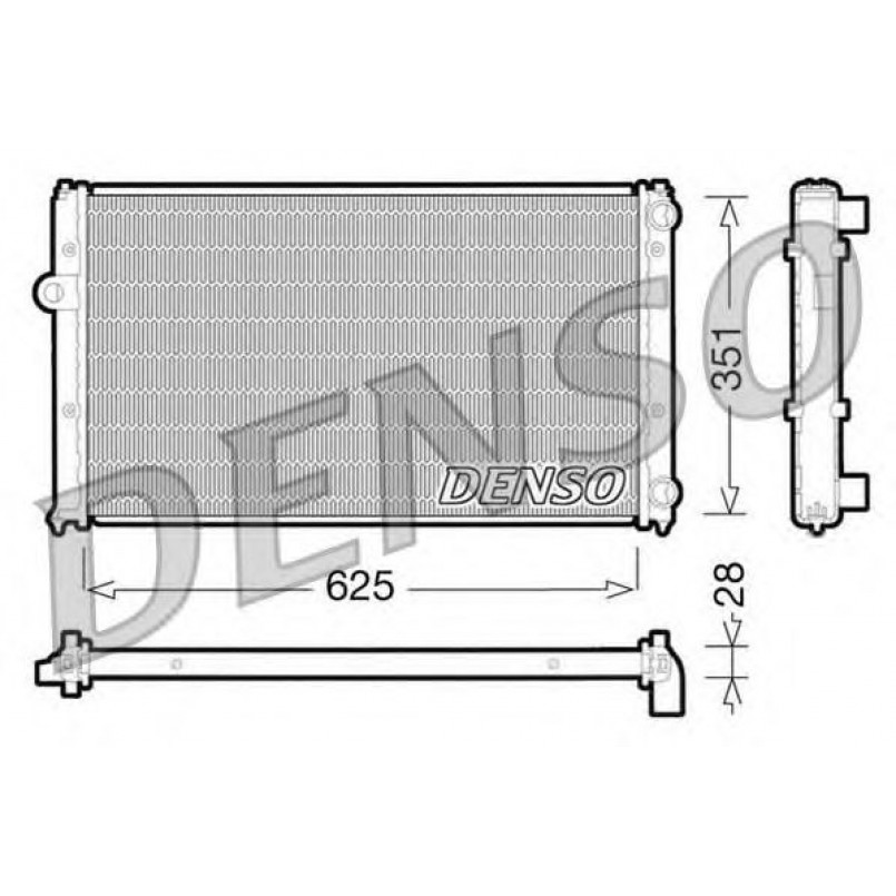 DRM26001  DENSO - Радіатор охолодження