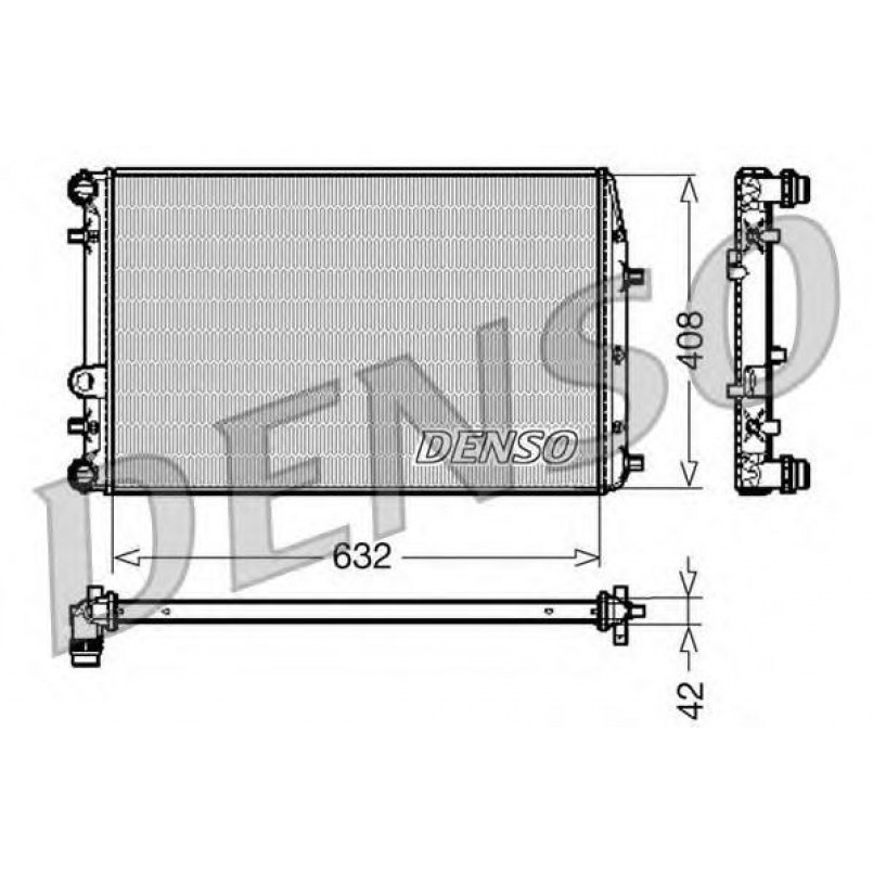DRM26011  DENSO - Радіатор охолодження