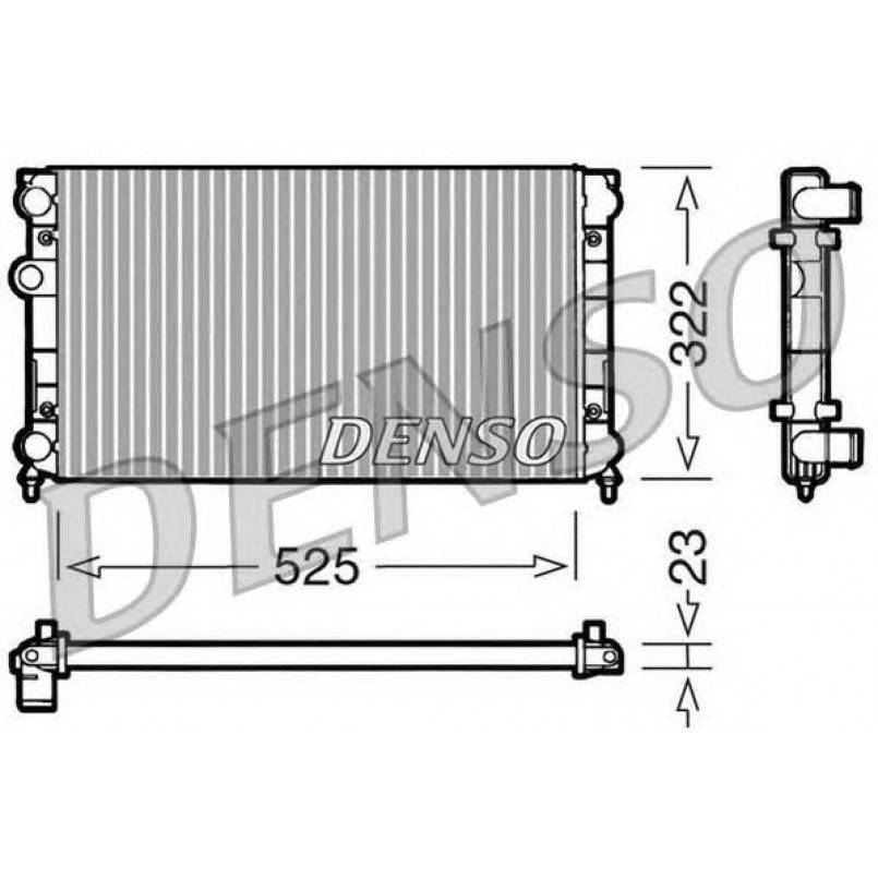 DRM32005  DENSO - Радіатор охолодження